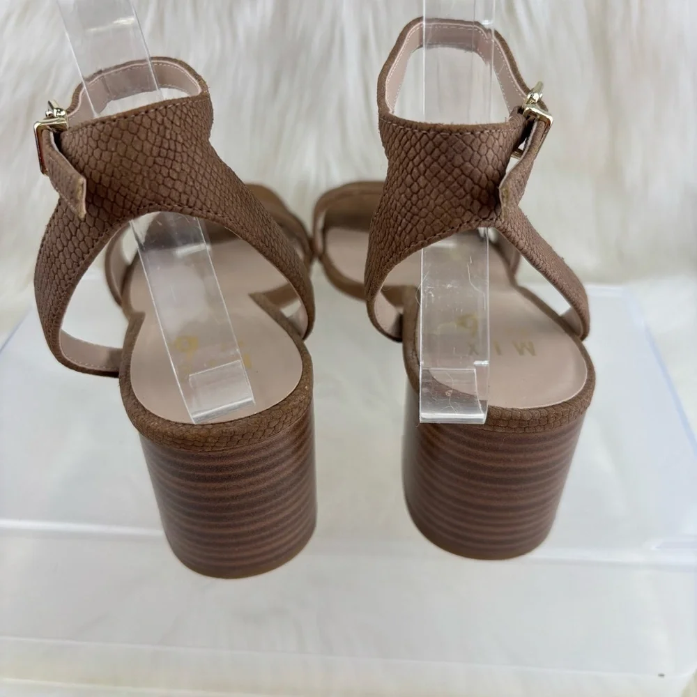 MIX NO.6 SUEDE HELLS SANDALS WOMANS SIZE 8.5